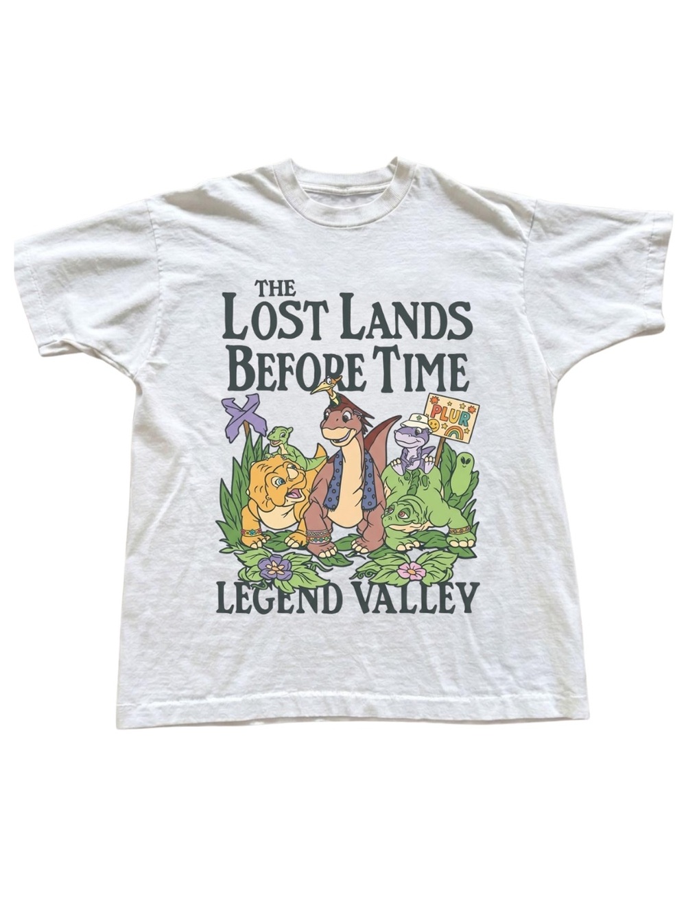 Gildan The Lost Lands Before Time Legend Valley Graphic Tee - White